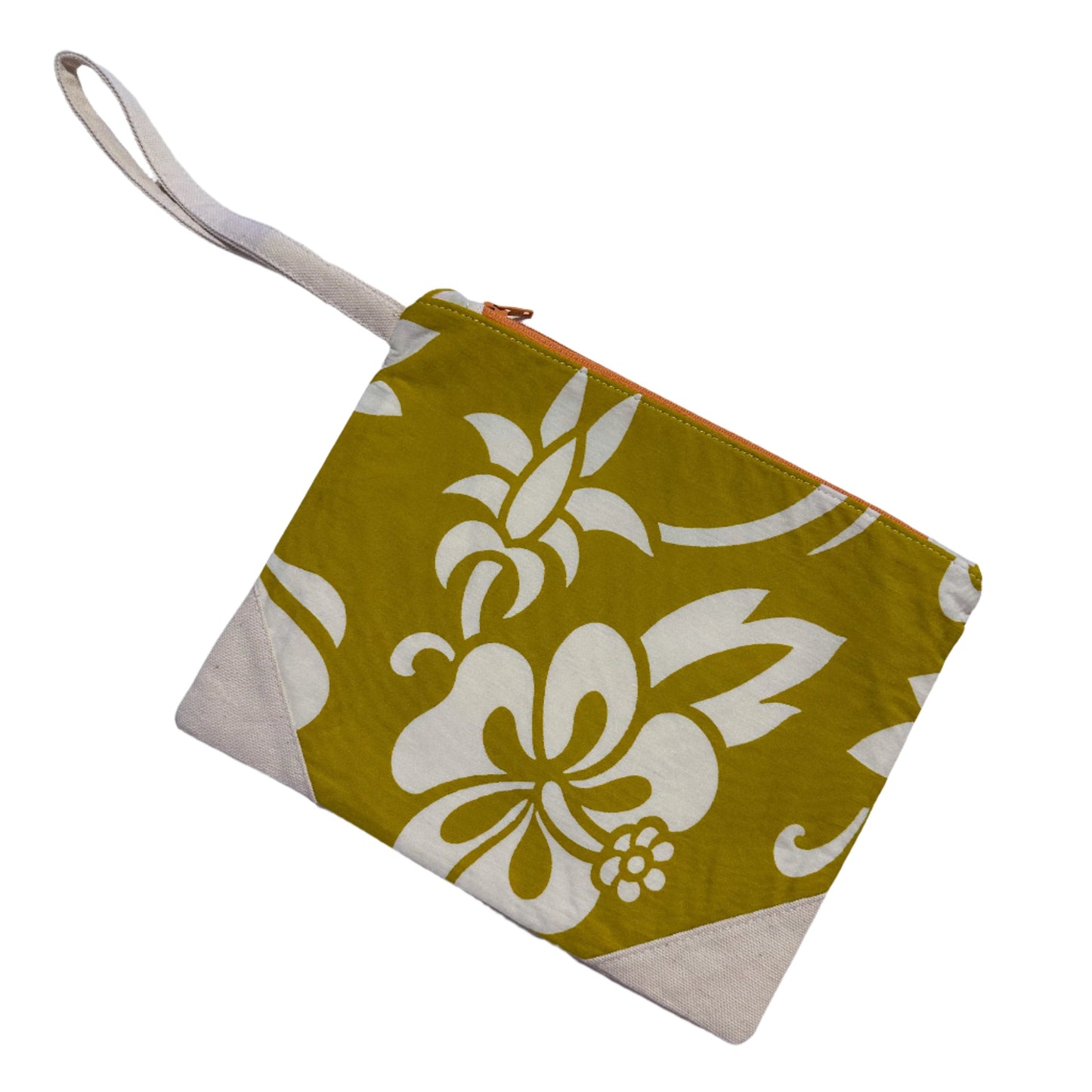Vintage Hawaiian Fabric Zip Baglette