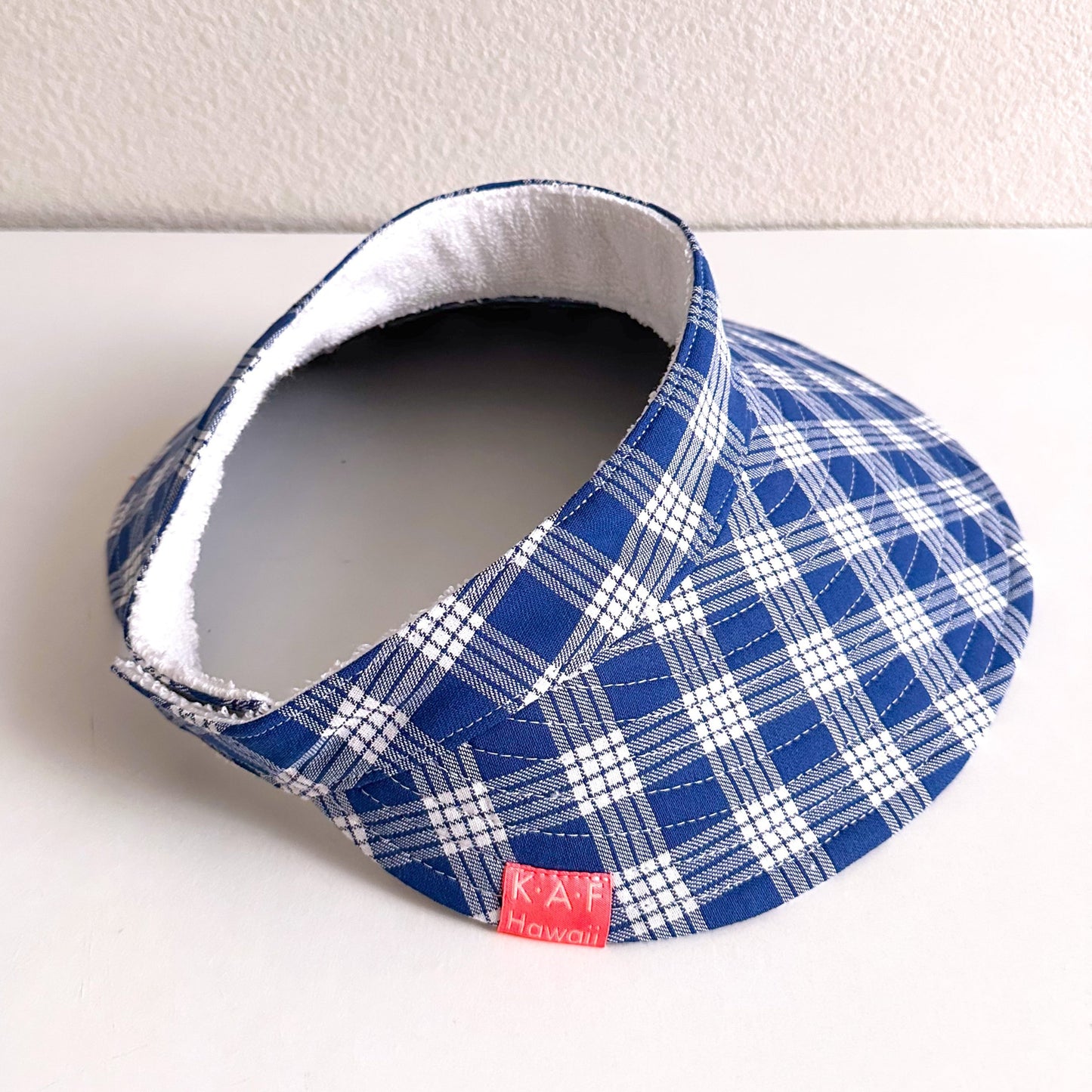 Royal Blue Palaka Wide Brim Visor