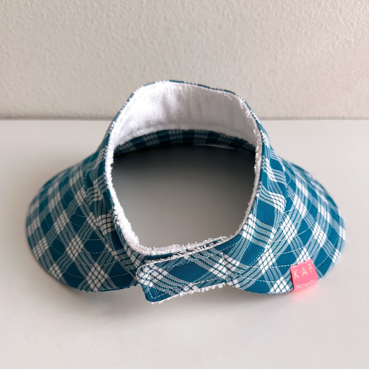 Dark Teal Palaka Wide Brim Visor